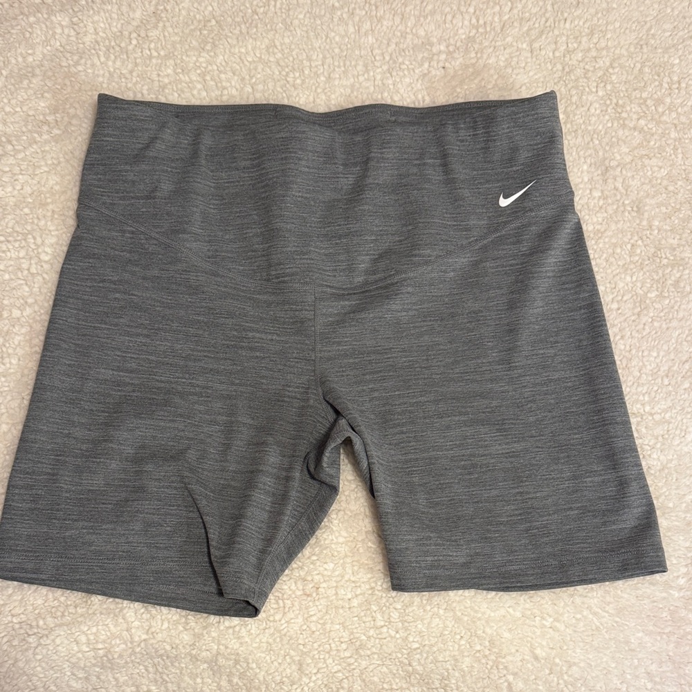 Nike Women's Heather Gray Bike Shorts